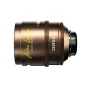 DZOFILM Arles Lustre 50mm T1.6 PL kino objektyvas su bronzine apdaila, geltonu rašalu, fokusavimo ir diafragmos žiedais, juodu galiniu tvirtinimu