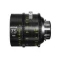 DZOFILM Vespid Cyber 75mm T2.1 kino objektyvas su PL/EF montavimu, duomenų saskarna, fokuso ir diafragmos žiedais, 270° fokuso sukimosi kampas