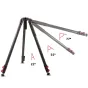 iFootage Gazelle Tripod TC7-FastBowl su patentuota bowl head quick release sistema, 75 mm bowl diametras, tvirta konstrukcija stabiliam kamerų palaikymui ir sklandžiam panoramavimui