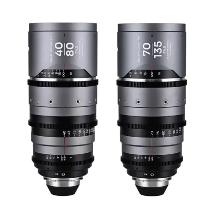Laowa Sunlight 2X Anamorphic Zoom 2-Lens Bundle (40-80mm,70-135mm) (Silver) 