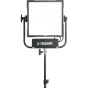 Litepanels Gemini 1x1 Soft RGBWW LED panelis su reguliuojamu laikikliu ir valdymo portais universaliems apšvietimo sprendimams