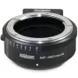 Metabones Nikon G to MFT Smart Adapteris, leidžiantis naudoti Nikon G objektyvus Micro Four Thirds kamerose su elektroniniu valdymu