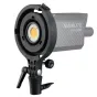 NANLITE Bowens-Adapter AS-BA-FMM su tilt joint ir skėčio laikikliu, juodu montavimo laikikliu ir 16 mm špilgu, suderinamas su NANLITE Forza 60 studijos šviestuvais.