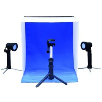 Gaismas kastes - Linkstar Photobox Kit PBK-50 50x50 cm Foldable + 2x50W lamps 565760 - ātri pasūtīt no ražotāja