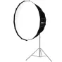NANLITE Easy-Up Parabolic Soft Box SB-PR-120-Q su Bowens montu studijiniam apšvietim
