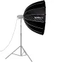NANLITE Easy-Up Parabolic Soft Box SB-PR-120-Q su Bowens tvirtinimu profesionaliam fotografijos apšvietim