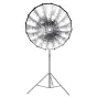 NANLITE Easy-Up Parabolic Soft Box SB-PR-90-Q su Bowens montāžu ir difuzoriais paneliais studijiniam apšvietim