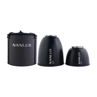 NANLUX Reflektorių rinkinys su 45° ir 60° reflektoriais Evoke 2400B/5000B studijos šviesoms