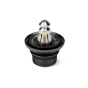 Sachtler aktiv bowl connector 75 mm V2, juoda apvali bazė su metaliniu stiebu, vienas komponentas SpeedSwap galvų prijungimui prie 75 mm dubenėlių trikojų
