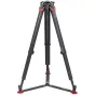 Sachtler flowtech 100 GS trikojis su greito atleidimo mechanizmu ir anglies pluošto kojomis lengvai ir aukštos našumo vaizdo įrašymui