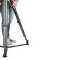 Sachtler Flowtech 100 GS tripodas su žemais išplečiamu pagrindu, anglies pluošto kojomis ir raudonomis kojomis stabiliai vaizdo įrašymui