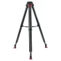 Sachtler Flowtech 75 MS anglies pluošto trikojis su greito atlaisvinimo stabdžiais ir guminėmis kojelėmis