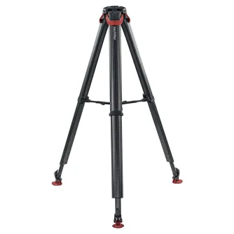Sachtler Flowtech 75 MS anglies pluošto trikojis su greito atlaisvinimo stabdžiais ir guminėmis kojelėmis