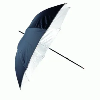 Foto lietussargi - Linkstar PUK-84WB lietussargs atstarojošs melns/balts 84cm - ātri pasūtīt no ražotāja
