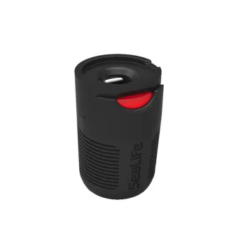 SeaLife Flex Connect Handle SL998, juodas ergonomiškas rankenos su raudonu išleidimo mygtuku, 1/4-20 trikampio tvirtinimo sriegis, skirtas vienos rankos naudojimui su Sea Dragon Lumen šviesomis ir GoPro kameromis