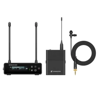 Profesionalus Sennheiser EW-DP ME2 belaidžių mikrofonų sistema su skaitmeniniu UHF siųstuvu, imtuvu, ME2 lavalier mikrofonu ir spiraliniu kabeliu Profesionalus Sennheiser EW-DP ME2 belaidžių mikrofonų sistema su skaitmeniniu UHF siųstuvu, imtuvu, ME2 lavalier mikrofonu ir spiraliniu kabeliu