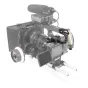 Shape Sony FX3/FX30 rankenos prailginimo rinkinys su triukšmo slopinimo viršutine rankena, CNC apdirbtu aliuminiu, dvigubos strypų tvirtinimu, šoniniu fokusavimo ratu ir monitoriumi, prijungtas prie Sony FX3 kameros su virzitu m