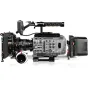 Shape Sony FX9 Camera Cage with Top Handle (FX9THC) – pilnas profesinis įrenginys su nuimamu viršutiniu rankena, šoniniu monitoriumi, baterija ir objektyvu, skirtas 4K vaizdo gamybai.