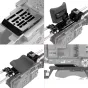 Pilnas Shape Sony FX9 kamerai skirtas kage sistema su moduliniu viršutiniu rankena, fokusavimo sistema ir matte boxu