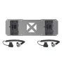 Shape 2x V-Mount baterijos adapterio plokštė su 25 cm kabeliais Atomos Sumo monitoriui - P-Tap iki 4-pin XLR moteriškas jungtis
