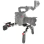 Shape Canon C200 Offset Rig pečių tvirtinimas su ergonominėmis rankenomis ir 15mm strypų pamatne Canon C200 kamerai