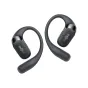Juodi Shokz OpenFit 2+ open-ear ausinės su DualBoost™ technologija ir ergonomišku dizainu