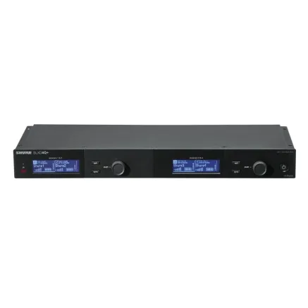 Shure SLXD4Q+ G65 Dante, digital 4-channel wideband receiver