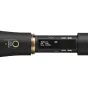 Sony UTX-M40/K21 bevielis rankinis mikrofonas su unidirekcinė kapsule, juodas korpusas, auksinis jungtis, žalias power/mute mygtukas, OLED ekranas rodo kanalą 08 ir 566.125 MHz, NFC SYNC ir valdymo mygtukai.