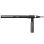 Sony ECM-680S kompaktiškas MS stereo virzītasis mikrofonas su T-formos rankena, juodas korpusas, sidabrinė grotelė ir kabelis, idealus laukų ir studijos įrašams