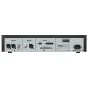 Tascam CD-6010 profesionalus 2U rack-mount CD grotuvas galinis skydelis su subalansuotais XLR analoginiais išėjimais, nesubalansuotais RCA lizdais, skaitmeniniais SPDIF ir AES/EBU išėjimais, RS-232C ir paraleliniais valdymo prie