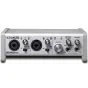 Tascam SERIES 102i USB Audio/MIDI Interfeiss su DSP mikšeriu - Kompaktiškas audio interfeisas su dviem XLR/TRS kombinuotais įėjimais, signalo ir pikų indikatoriais, monitoriaus rankenėle, USB ir maitinimo prievadais, MIDI jungti