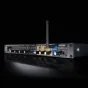 Tascam MZ-123BT kompakti 1U rackmount audio mikseris su Bluetooth antena, priekinio skydelio rankenėlėmis ir mygtukais, bei trimis zonų išėjimais profesionaliam montavimui.