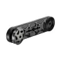 Wooden Camera 4 inch Extension for Elite Handheld Systems - lengvas aliuminio rigo priedas su penkiakampiu dizainu, keliais tvirtinimo taškais ir nerūdijančio plieno rankena su DLC danga