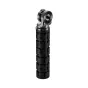 Wooden Camera Rosette Handgrip (135mm) su tekstūru TPE užpildu ir DLC danga nerūdijančio plieno knopėmis saugiam kameros tvirtinimui.