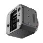 Z-CAM E2C 4K Kino kamera galinis skydelis su HDMI, SD kortelės lizdu, USB-C ir maitinimo įėjimais, matomas modelio pavadinimas ir techninės specifikacijos.