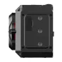Z CAM E2 4K kinematogrāfiskās kameras aizmugurė su Gigabit Ethernet ir ProRes įrašymo prievadais