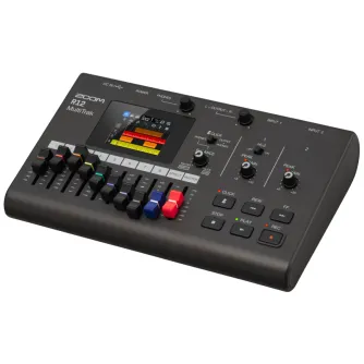 Zoom R12 MultiTrak Recorder su 8 takelių saskarne, LCD jutikliniu ekranu redagavimui ir integruotais efektais nešiojamai muzikos gamybai