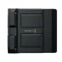 Blackmagic Design Media Module 16TB priekinis vaizdas, uždara juoda dėžė su dviem medijos lizdais ir logotipu, didelės talpos profesionali vaizdo įrašų saugojimo ir perdavimo medija, suderinama su URSA Mini Pro