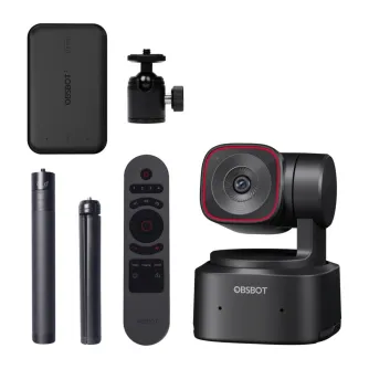 OBSBOT Tiny 2 Lite Streaming Combo su nuotolinio valdymo pultu, stovu ir priedais profesionaliam srautui ir vaizdo konferencijoms OBSBOT Tiny 2 Lite Streaming Combo su nuotolinio valdymo pultu, stovu ir priedais profesionaliam srautui ir vaizdo konferencijoms