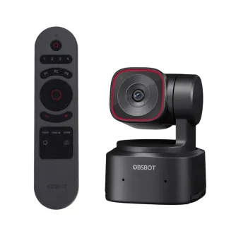 OBSBOT Tiny 2 Lite PTZ kamera su išmaniuoju nuotolinio valdymo pultu AI sekimui ir profesionaliems vaizdo skambučiams OBSBOT Tiny 2 Lite PTZ kamera su išmaniuoju nuotolinio valdymo pultu AI sekimui ir profesionaliems vaizdo skambučiams