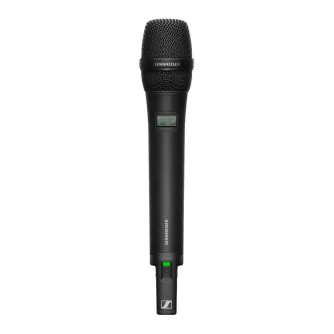 Sennheiser SKM AVX-835-3 rankinis bevielis dinaminis mikrofonas su kardioidiniu modeliu, juodas korpusas, tinklinis groteles, LCD ekranas su „AVX 0659“, žalias maitinimo LED indikatorius ir XLR jungtis, idealiai tinka greitam nu
