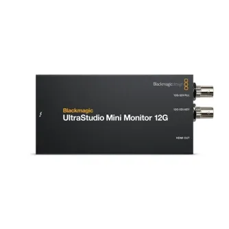Blackmagic Design UltraStudio Mini Monitor 12G kompakti video atkūrimo įrenginys su 12G-SDI ir HDMI išėjimais transliacijų kokybės vaizdui