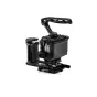 Tilta juodoji kamerinė kasa Sony FX5 Pro Kit su viršutiniu ir šoniniu Xeno rankenomis, reguliuojamu Arca pamatplokšte ir dviem 15 mm strypais