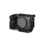 Tilta Full Camera Cage for Sony FX5 - Juodas, su moduliu dizainu, NATO bėgiais, ARCA plokšte ir ergonomiška rankena kino filmavimui.