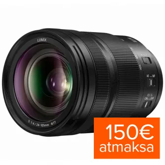Objektīvi - Panasonic S-R24105E Lumix S 24-105mm F4.0 - ātri pasūtīt no ražotāja Objektīvi - Panasonic S-R24105E Lumix S 24-105mm F4.0 - ātri pasūtīt no ražotāja