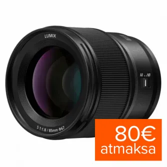 Objektīvi - Panasonic LUMIX S Lens S-S85E F1.8 (S-S85E) - ātri pasūtīt no ražotāja Objektīvi - Panasonic LUMIX S Lens S-S85E F1.8 (S-S85E) - ātri pasūtīt no ražotāja
