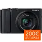 Panasonic Lumix TZ300 juoda kompaktinė kamera su LEICA 15x zoom objektyvu, 20.1 MP jutikliu ir 24-360 mm fokusavimo atstumu