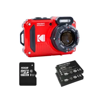 Kodak PixPro WPZ2 Bundle, red Kodak PixPro WPZ2 Bundle, red