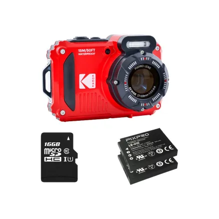 Kodak PixPro WPZ2 Bundle, red