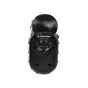 Celestron Powertank Lithium Pro nešiojamas akumuliatorius su atidarytu dangteliu, baterijos indikatoriai, 12V DC įėjimas ir USB įkrovimo prievadai.